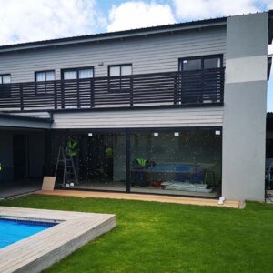 Aluminium Balustrades on a balcony